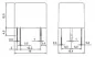 Preview: relpol Steuerrelais Printmontage RM50-P-24 24V DC max 15A/24V 10A/250V