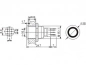 Preview: Druckschalter Raster R1610B 0,5A/230V SPDT blau beleuchtet Velleman