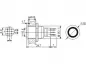 Preview: Druckschalter Raster R1610O 0,5A/230V SPDT orange beleuchtet Velleman 