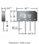 Preview: Silizium Brückengleichrichter Gleichrichter Diode B80C 5000-3300 5000-3000 B80C5000A