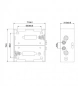 Preview: Batteriehalter Behälter Halterung für 2 x Monozelle D mit Druckknopfanschluss