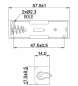 Preview: Batteriehalter für 1 x Mignonzelle AA Lötanschluß BH AA 1xL