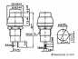 Preview: Drucktaster eckig R1383A silber Velleman