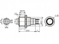 Preview: Druckschalter R1710W 0,5A/230V SPDT weiß Velleman