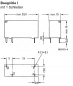 Preview: Schrack Relais 12V 8A Kunstoff Netzrelais V23061-A1005-A302 1x NO Schliesserkontakt