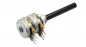 Preview: omeg PC2G20A100K Drepoti Potentiometer 6mm stereo linear 100K Ohm EPC2G20A100K