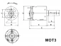 Preview: DC Kleinmotor 6V - 14V DC 350mA 11.500U/Min. Velleman MOT3N