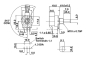 Preview: Drehpoti Potentiometer 6mm mono linear 220K Ohm mit Schalter omeg PC20A220KHS4