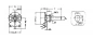 Preview: Draht Drehpoti Potentiometer 6mm mono linear 50 Ohm 4Watt