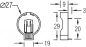 Preview: Knopfzelle Batteriehalterung für CR 2450