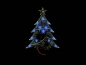 Preview: LED Weihnachtsbaum mit blauen 3mm LEDs 9V MK100B Velleman WHADDA WSSA100B Bausatz