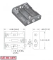 Preview: Batteriehalter Halterung Behälter für 3x Mignon AA mit Druckknopfanschluss BH AA 3xD (3)