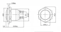 Preview: Vandalismusschutz Drucktaster Taster Edelstahl R1800R 2A / 48V DC SPST 19mm