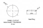 Preview: Vandalismusschutz Drucktaster Taster Edelstahl R1800R 2A / 48V DC SPST 19mm