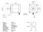 Preview: Motor Steppermotor Schrittmotor 3,1V 2,5A (Angel 1,8° / 200 Steps) Velleman MOTS4