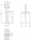 Preview: MTA Sperrelement 03.00357 Verriegelung zu Sicherungshalter MTA 300357