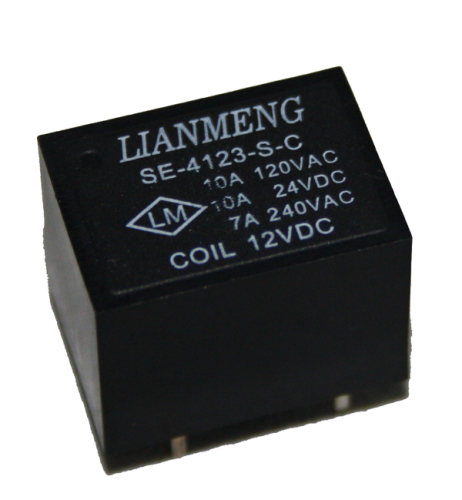 VS SE-4123-S-C 12V DC Relais Lianmeng SE-4123-S-C mit Wechslerkontakt max 10A ER056 