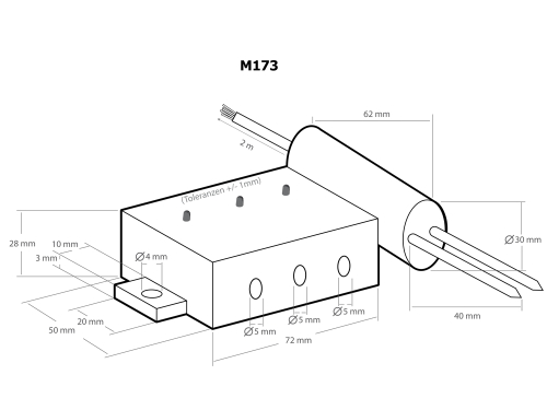 Bodenfeuchtigkeitssensor Gartenbewässerung Sensor M173 Kemo