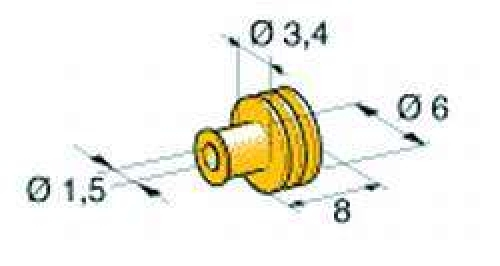 Superseal Gummiabdichtung gelb SS1,5 10ér VE