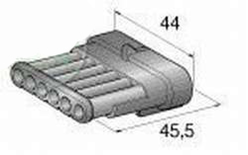 Superseal Gehäuse Stecker 6-polig SET FSG-SS 1,5-6