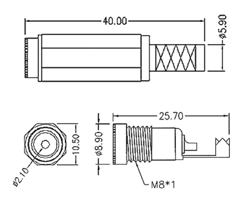 DC-Kupplung 2,1x5,5mm