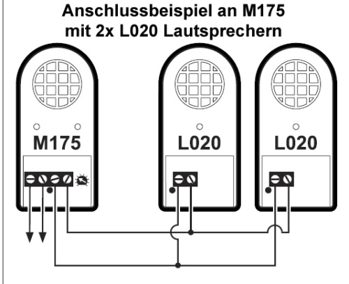 Ultraschall Zusatzlautsprecher für M175 L020 Kemo