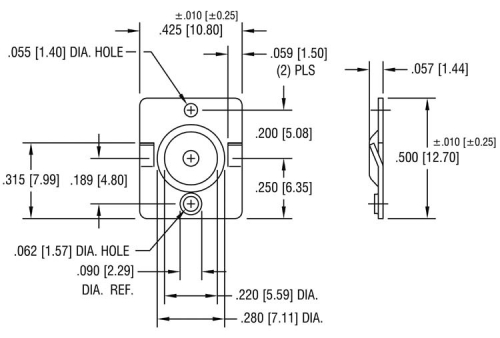 Batteriekontakt einfach für Mignon AA R6 BK5221 Keystone