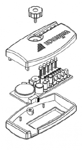 VU Meter im Taschenformat inkl Gehäuse MK146 Velleman Bausatz WHADDA WSAH146