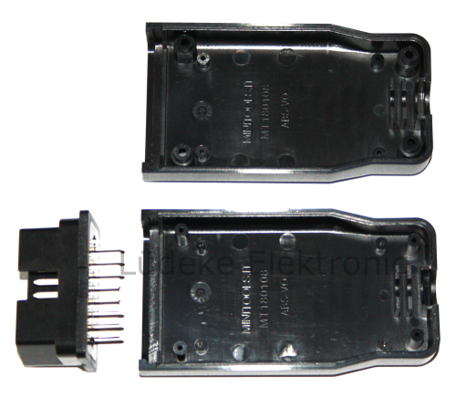 OBD KFZ Diagnose Steckergehäuse 16 polig inkl Stecker