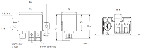 KFZ Relais Lastrelais Schaltrelais Leistungsrelais 12V DC max 130A V23132-A2001-A200