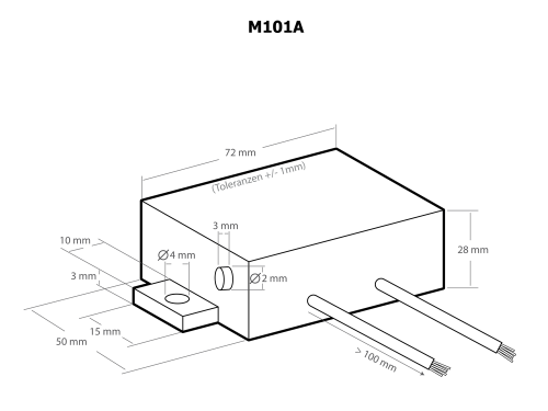 Magnetfeldgenerator für Wasserrohre Kemo M101A