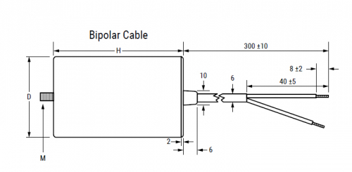 MKP Kondensator Motorkondensator Betriebskondensator 2,0uF 470V mit Kabel 250mm Arcotronics 274ACF4200LF0J