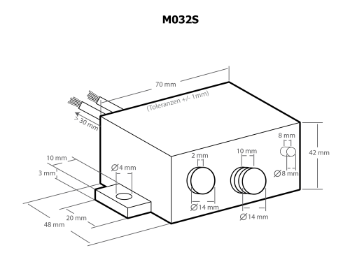 Universal Verstärker Modul 1x 12W Mono 6V - 16V DC M032S Kemo