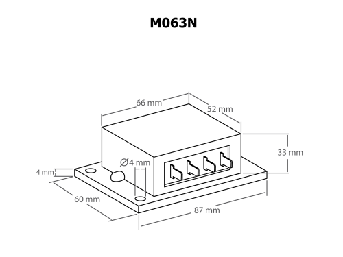 Dimmer Leistungsregler 12V - 48V ~ AC max 10 A M063N Kemo