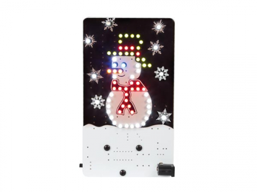 Velleman Elektronik Bausatz MK200 LED Schneemann mit 69 bunten LEDs Velleman MK200 VMK200