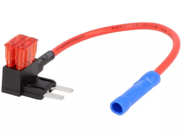 Standard Sicherungshalter Kfz Wasserdicht Kabel 4,0mm² bis 30A  Flachsicherungen