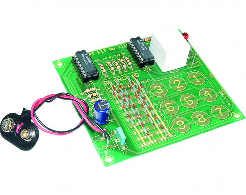 Smart Kit Electronics Elektronik Bausatz 1114 Elektronisches Schloß Zahlenschloss 9V B1114 B1114