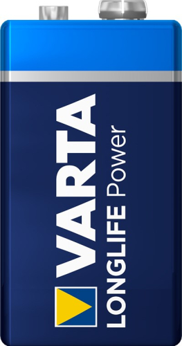 Varta Alkaline Batterie Longlife Power (High Energy) 9V Block 6LR61 1ér Pack 4922