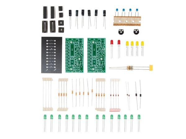 Stereo LED VU Meter 2x 10 LEDs 10V - 15V K4305 Velleman Bausatz WHADDA WSAH4305