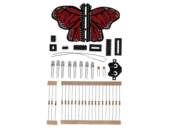 THE MONARCH Schmetterling LED Bausatz WHADDA WSAK208