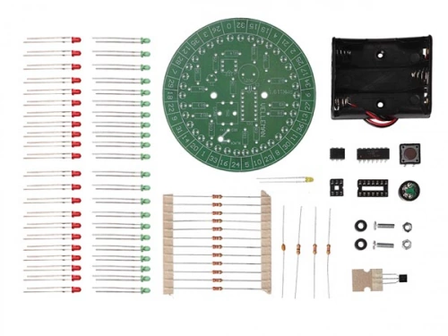 Elektronisches Roulette MK119 Velleman Bausatz mit 37 LEDs, LED Animation & Klangeffekt WHADDA WSG119