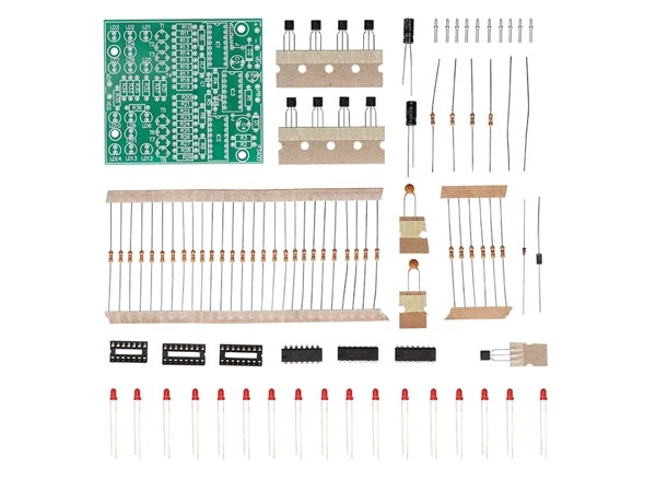 Elektronischer LED Doppel Würfel 6V - 12V K3400 Velleman Bausatz WHADDA WSG3400