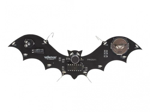 Fledermaus mit 12LEDs Vampirfledermaus Velleman SMD Bausatz WHADDA WSSA203