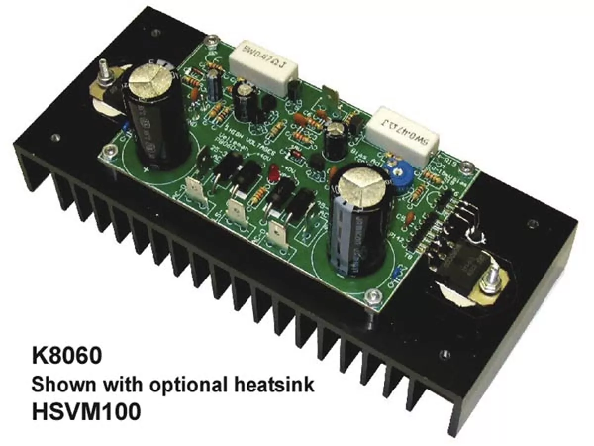 Velleman HSVM100 Rippen Kühlkörper für Bausatz / Modul K8060 / VM100 EZ192