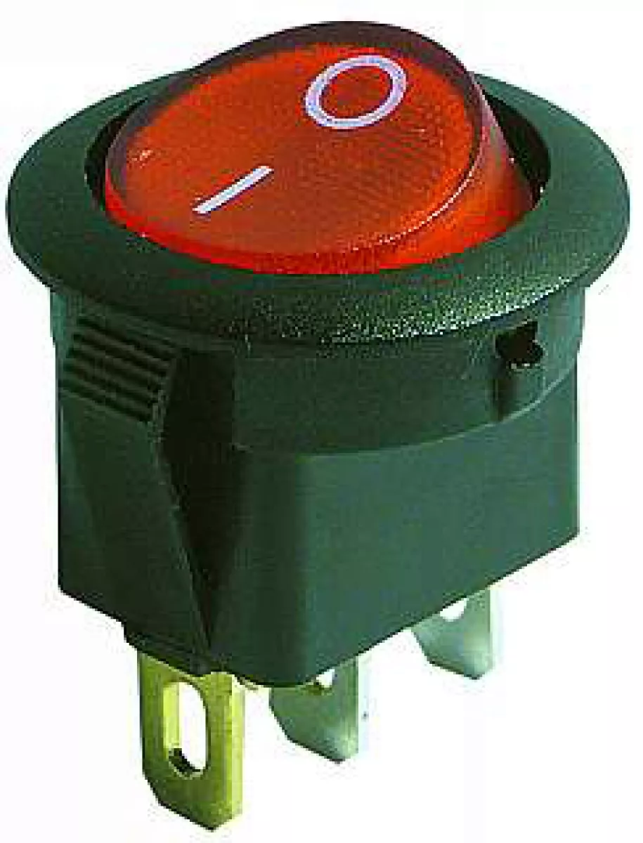 Wippschalter 1 x ein 12V 30A mit Beleuchtung grün