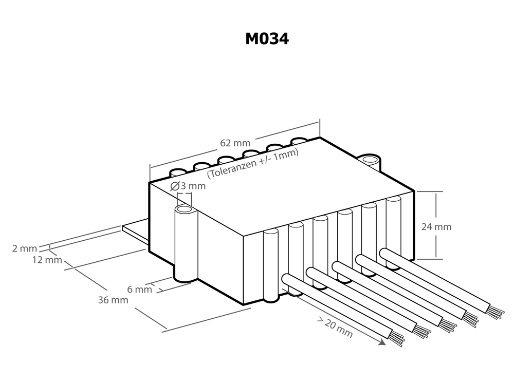 40Watt universal mono Verstärkermodul 6V - 16V M034 Kemo