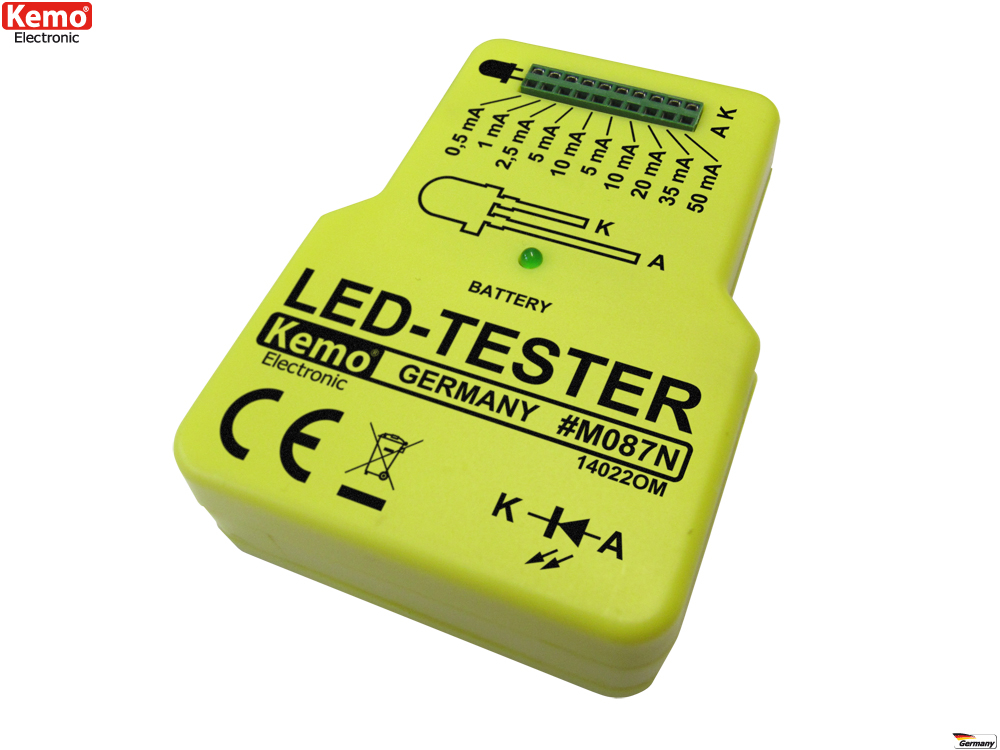 Kemo-Electronic M087N LED Leuchtdioden Dioden Tester Kemo M087N M087N