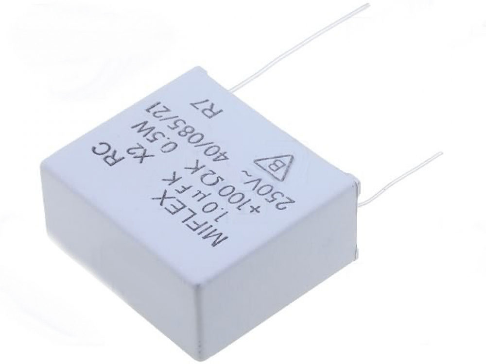 MIFLEX RC-1U/100R Entstörungsfilter RC Filter 1uF 100 Ohm max 275V AC 0,5W EZ216