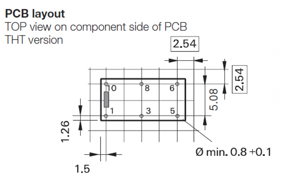 5V DC Relais V23026-A1101-B201 1x Wechselkontakt max 1A