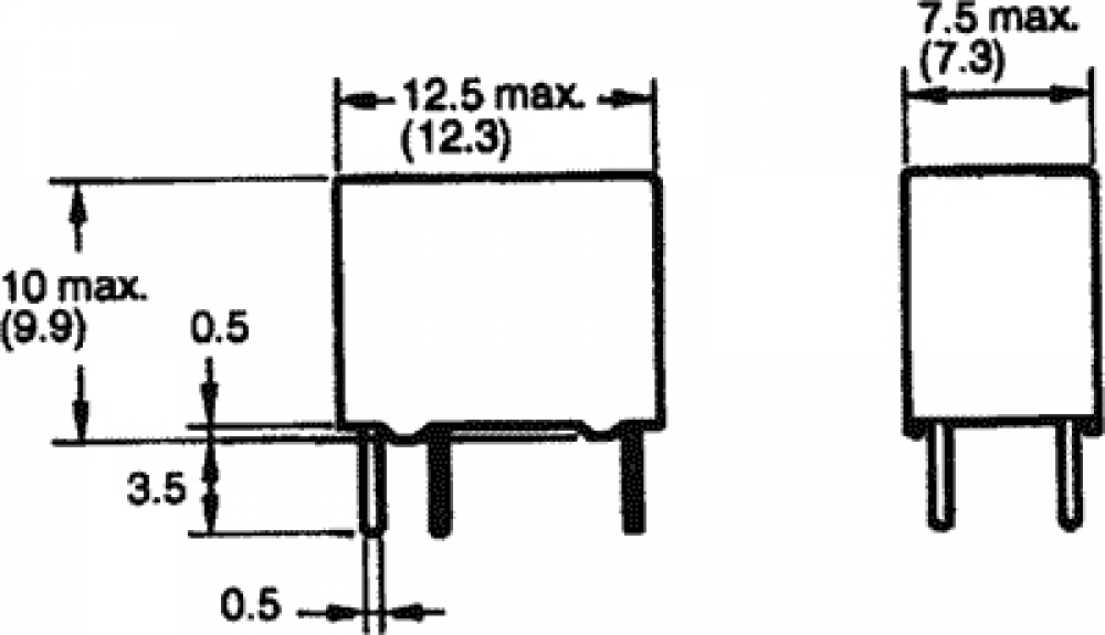 3V DC Relais OMRON TYP G5V Subminiaturrelais